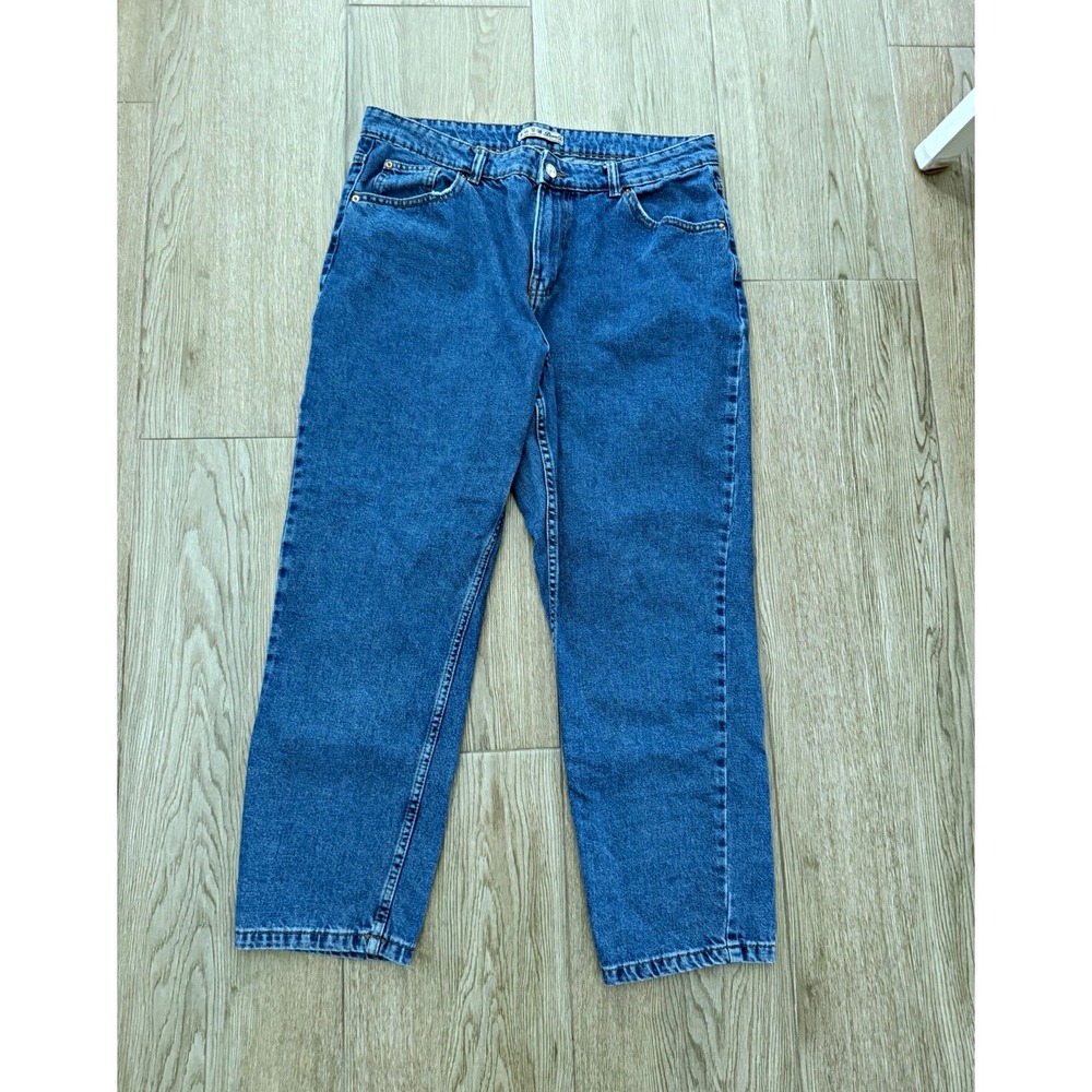 Vtg. Denim Co Womens Medium Wash Blue Straight Jeans Regular Fit Size 12